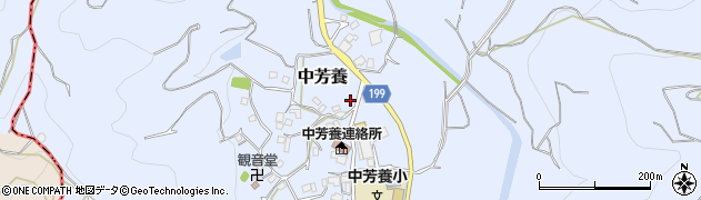 和歌山県田辺市中芳養2015周辺の地図