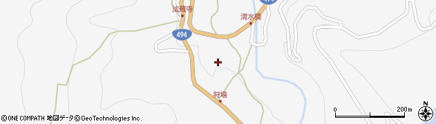 愛媛県東温市河之内4591周辺の地図