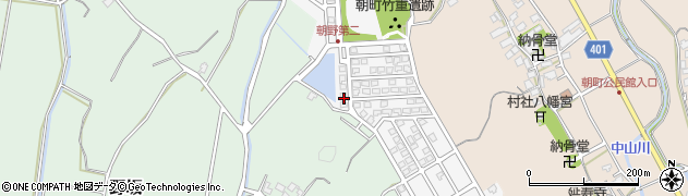 福岡県宗像市朝野387周辺の地図