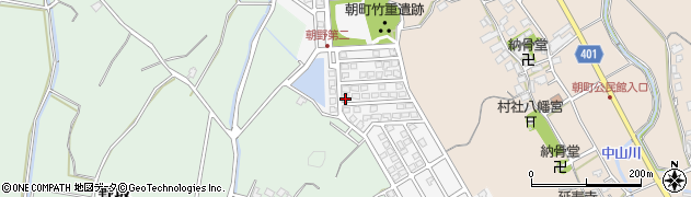 福岡県宗像市朝野359周辺の地図
