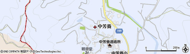 和歌山県田辺市中芳養1986周辺の地図