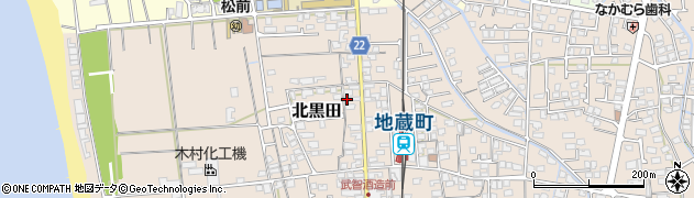 愛媛県伊予郡松前町北黒田665周辺の地図