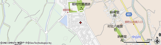 福岡県宗像市朝野354周辺の地図