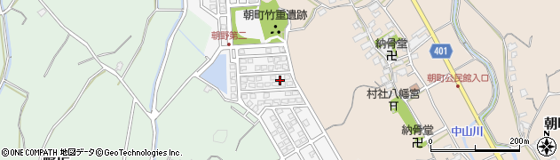 福岡県宗像市朝野353周辺の地図