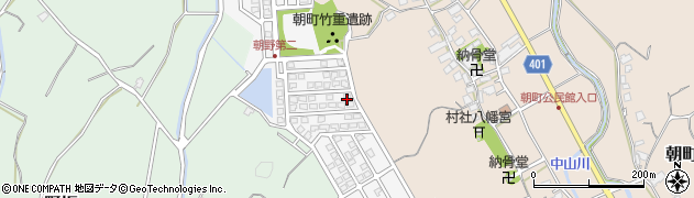 福岡県宗像市朝野352周辺の地図