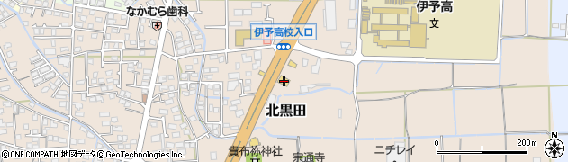 愛媛県伊予郡松前町北黒田218周辺の地図