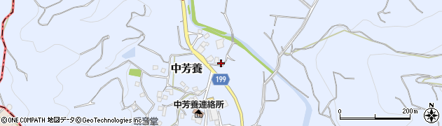 和歌山県田辺市中芳養2026周辺の地図