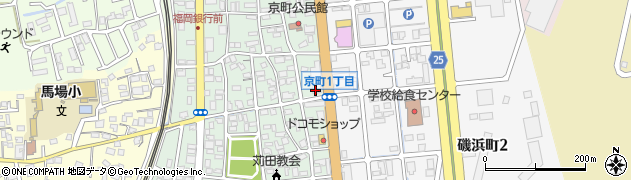 西日本シティ銀行苅田支店周辺の地図