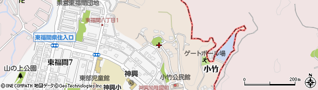 小竹第2公園周辺の地図