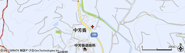和歌山県田辺市中芳養2024周辺の地図