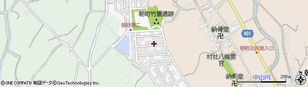 福岡県宗像市朝野349周辺の地図