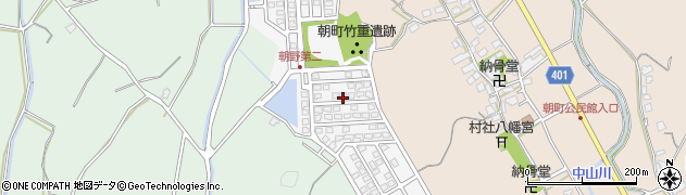 福岡県宗像市朝野348周辺の地図