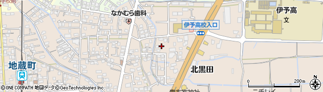 愛媛県伊予郡松前町北黒田209周辺の地図