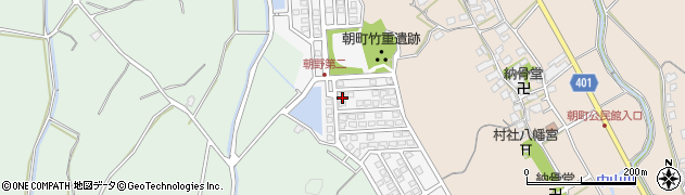 福岡県宗像市朝野344周辺の地図