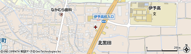 愛媛県伊予郡松前町北黒田215周辺の地図