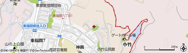 小竹公園周辺の地図