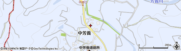 和歌山県田辺市中芳養2032周辺の地図