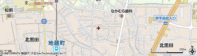 愛媛県伊予郡松前町北黒田517周辺の地図
