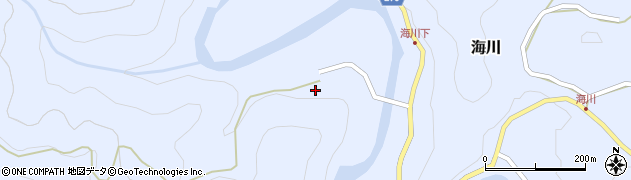 徳島県那賀町（那賀郡）海川（ナカセ）周辺の地図