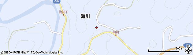 徳島県那賀郡那賀町海川ヲフウチ31周辺の地図