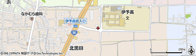 愛媛県伊予郡松前町北黒田230周辺の地図