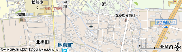 愛媛県伊予郡松前町北黒田525周辺の地図