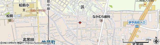 愛媛県伊予郡松前町北黒田526周辺の地図
