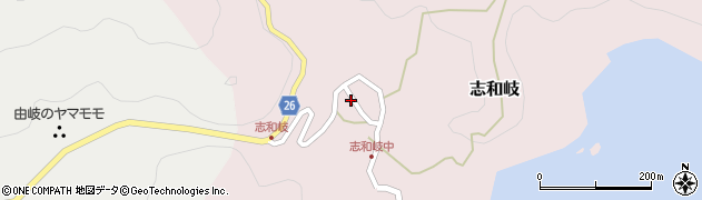 徳島県美波町（海部郡）志和岐（天王）周辺の地図