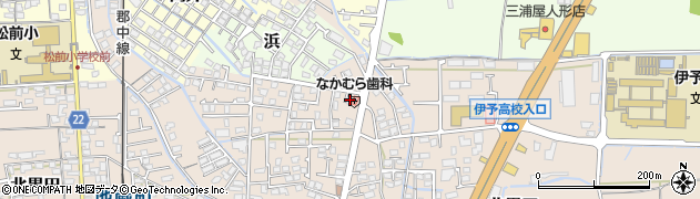 愛媛県伊予郡松前町北黒田545周辺の地図