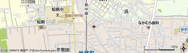 愛媛県伊予郡松前町北黒田589周辺の地図