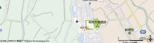 福岡県宗像市朝野322周辺の地図