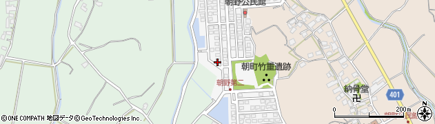 福岡県宗像市朝野312周辺の地図