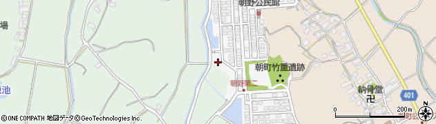 福岡県宗像市朝野321周辺の地図