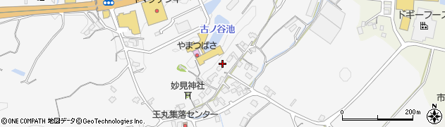 福岡県宗像市王丸周辺の地図