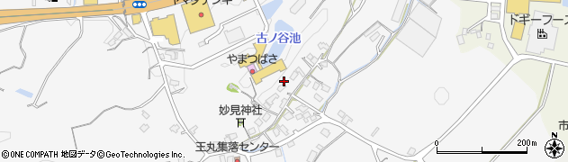 福岡県宗像市王丸周辺の地図