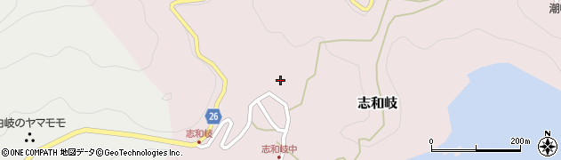 徳島県海部郡美波町志和岐轟周辺の地図