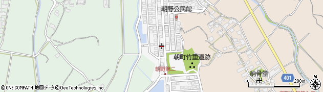 福岡県宗像市朝野303周辺の地図