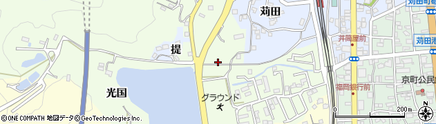 福岡県京都郡苅田町光国周辺の地図