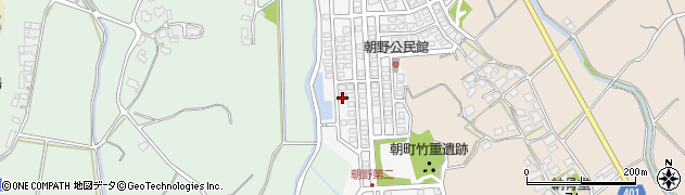福岡県宗像市朝野317周辺の地図