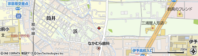 愛媛県伊予郡松前町筒井1039周辺の地図