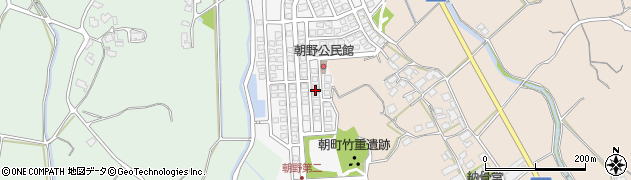福岡県宗像市朝野243周辺の地図
