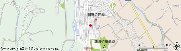 福岡県宗像市朝野293周辺の地図
