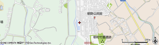 福岡県宗像市朝野290周辺の地図