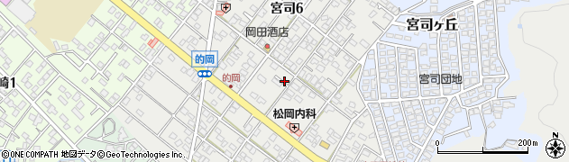 おそうじ本舗福津店周辺の地図