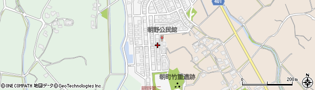 福岡県宗像市朝野242周辺の地図