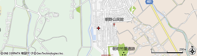 福岡県宗像市朝野270周辺の地図