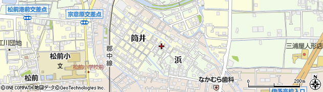 愛媛県伊予郡松前町筒井1057周辺の地図