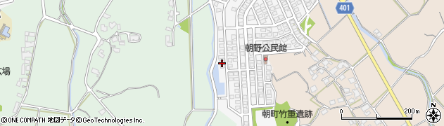 福岡県宗像市朝野288周辺の地図