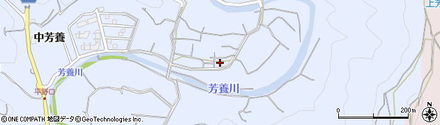 和歌山県田辺市中芳養2364周辺の地図