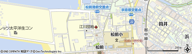 愛媛県伊予郡松前町筒井1247周辺の地図